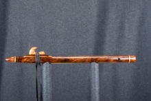 Walnut Burl Native American Flute, Minor, Mid G-4, #T9F (9)